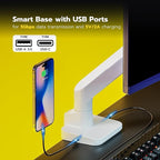 ARES WING Ultrawide Monitor Arms White - Image 5