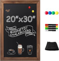 SELEAD 100% Real Wood Frame Magnetic Chalkboard Words Sign by SELEAD