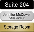 Custom Office Engraved Name Plate by Unknown