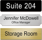 Custom Office Engraved Name Plate by Unknown