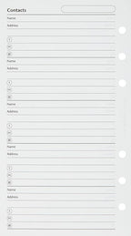 FILOFAX Name/Address/Telephone Refill - Image 2