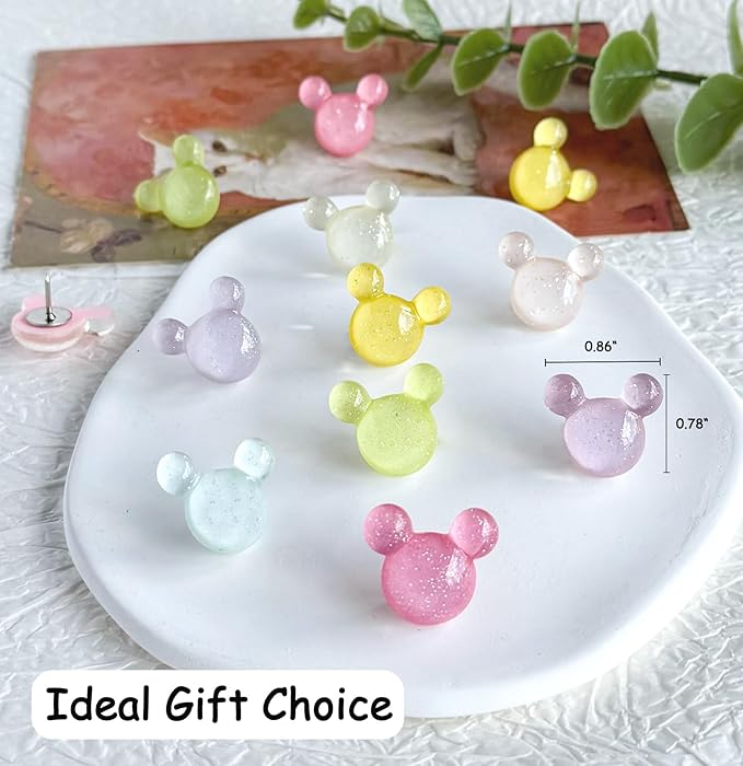 30Pcs Push Pins, Decorative Push Pin, Cute Thumb Tacks Cute Office Decor - Image 6