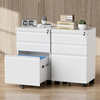 Greenvelly 3 Drawer Mobile File Cabinet - Image 9