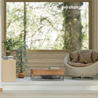Olanglab Wood Slat Wall Panels 4 Pack, Wooden Acoustic Wall Panels, 94.5"x12.6" - Image 7