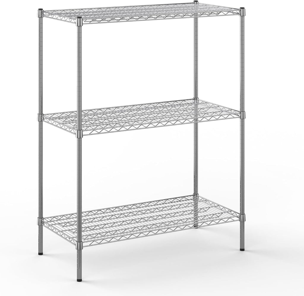 Regal Altair 21" Deep x 42" Wide x 54" Height Wire Shelving Kit | 3-Tier | NSF