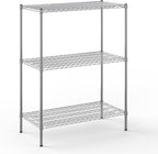 Regal Altair 21" Deep x 42" Wide x 54" Height Wire Shelving Kit | 3-Tier | NSF