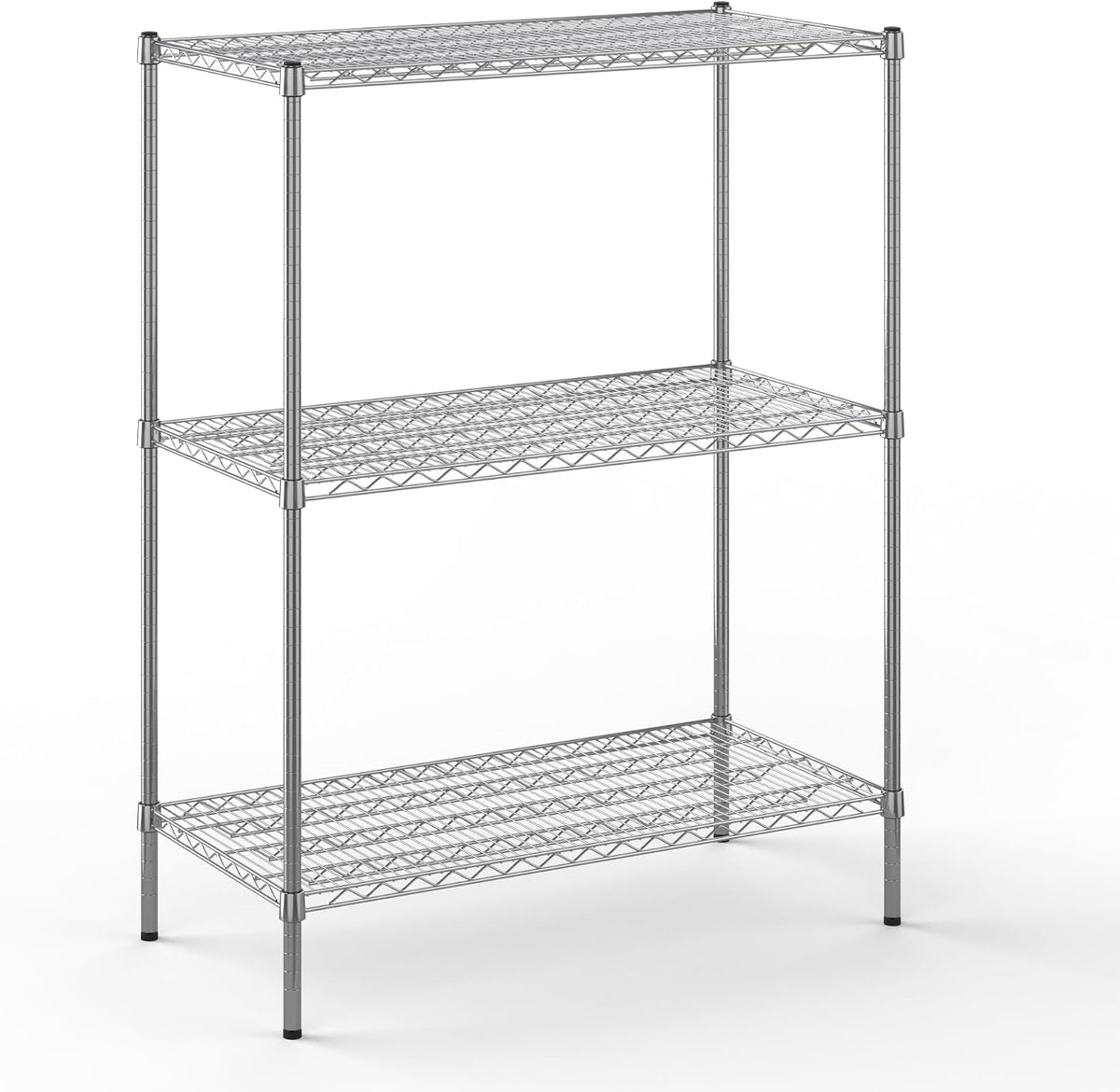 Regal Altair 21" Deep x 42" Wide x 54" Height Wire Shelving Kit | 3-Tier | NSF