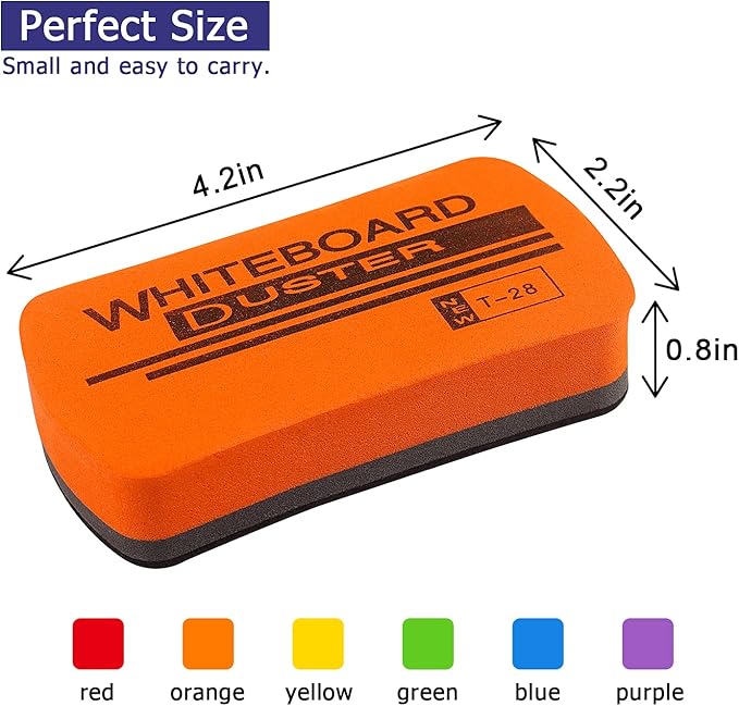 6 Pack Dry Erase Eraser Magnetic Whiteboard Dry Erase Eraser - Image 2