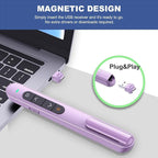 QUI Presentation Clicker for PowerPoint, RF 2.4GHz USB C Wireless Presenter - Image 5