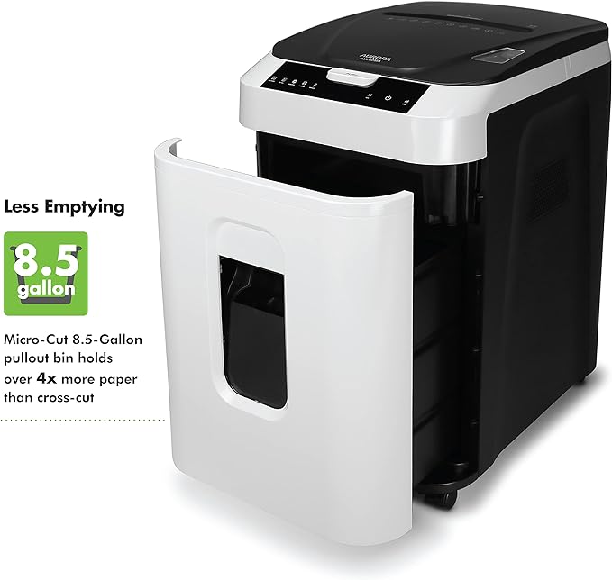 Aurora Commercial Grade 200-Sheet Auto Feed High Security Micro-Cut Paper - Image 5