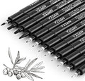 YISAN Drawing Art Pens, Micro Fineliner Pens, Fine Tip Manga Markers by YISAN