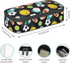 Sport Cool Ball Pattern Pencil Case Big Capacity Storage Pencil Pouch - Image 6