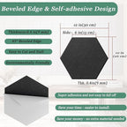 Hexagonal Acoustic Panels-12 Pack High-Density Sound Absorbing Panels - Image 4