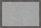 Amanti Art Grey Framed Magnetic Board 27x39 Large Vision Board by AmantiArt