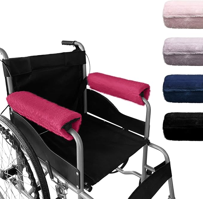 SPRING SEAON Wheelchair Armrest Covers 2 Pack Soft Memory Foam Wheelchair by SPRINGSEAON