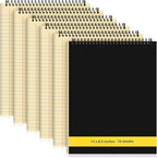 Resurhang 6 Pcs Legal Pad Top Spiral Bound Notebook 70 Sheets Double Sided by Resurhang