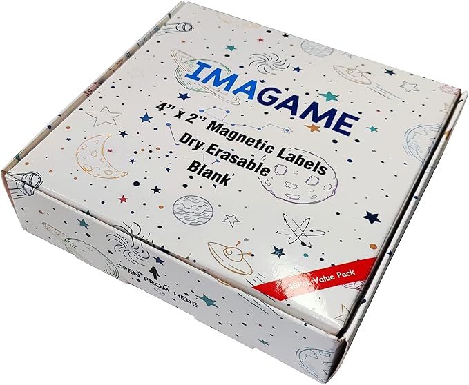 Dry Erase Magnets, Blank Magnetic Dry Erase Labels, Erasable Magnets - Image 4