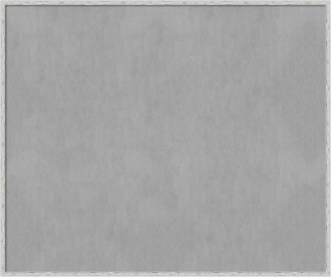Amanti Art Silver Framed Magnetic Board 41x49 Oversize Vision Board by AmantiArt