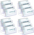 Uniclife 4 Pack Acrylic Business Card Holder by UnicLife