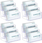 Uniclife 4 Pack Acrylic Business Card Holder by UnicLife