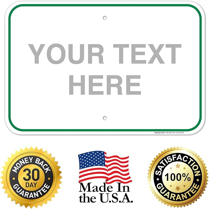 Custom Sign, Personalized Metal Signs, Customize - Image 8