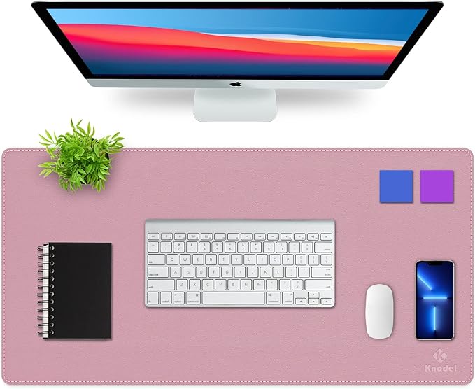 K KNODEL Desk Mat, Dual-Sided Office Desk Pad, Waterproof Desk Mat by K+KNODEL