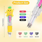 LiYiQ 50 Pcs Multicolor Pen in One Fun 4-in-1 Cute Pens Bulk Kawaii Cool - Image 2