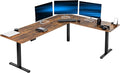 VIVO Electric Corner 84 x 63 inch L-Shaped Standing Desk, Memory Height by VIVO