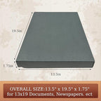 Golden State Art, Archival Folio Storage Box 13x19, Clamshell Design - Image 2