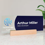 EGD Acrylic Desk Name Plate Personalized by E-GraphicDesignInc