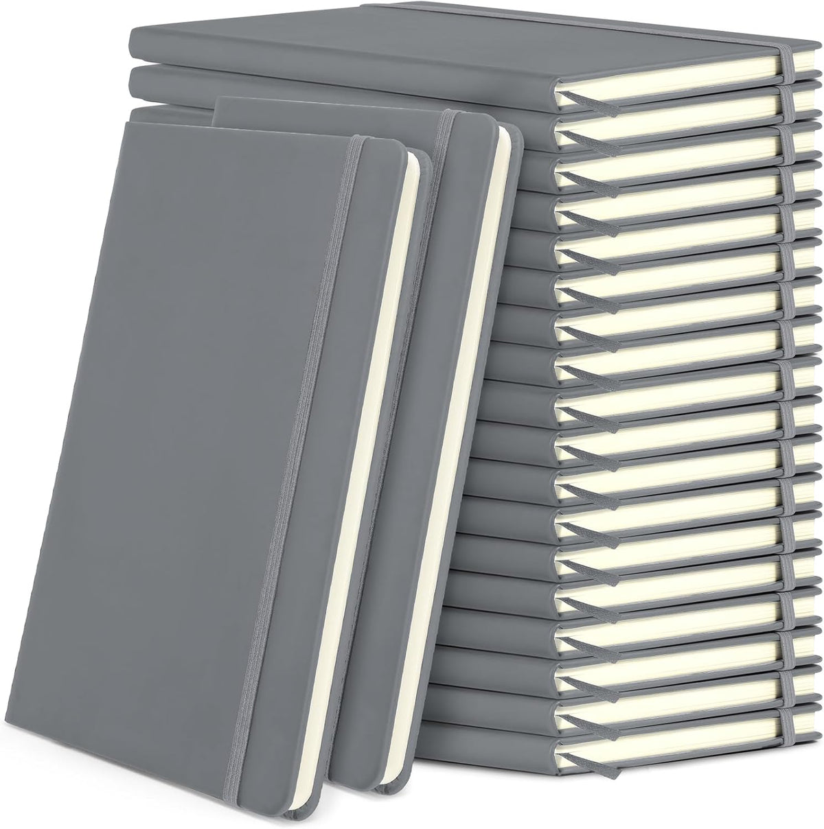 Honoson 20 Pack Lined Journal Notebooks A5 Hardcover Executive Notebook 5.5" x