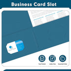 Two Pocket Folders, PANDRI 30 Pack 2 Pocket Folders, Letter Size Paper File - Image 5