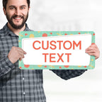 Custom Sign, Custom Street Sign, 11 Font Colors, 13 Font Styles, 4 Hole Options - Image 2