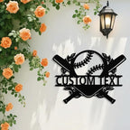 Personalized Baseball Metal Sign Custom Name Sign Baseball Player Gift Boys - Image 8
