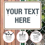Custom Sign, Personalized Metal Signs, Customize - Image 4