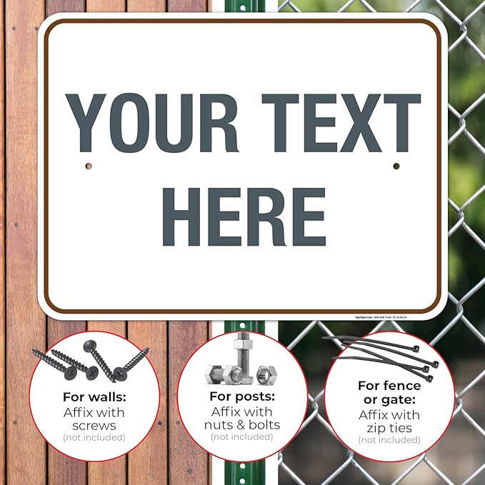 Custom Sign, Personalized Metal Signs, Customize - Image 4