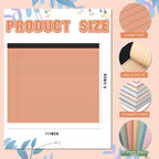 Lincia 6 Pcs 11" x 9.5" Legal Pads College Ruled Notepad Landscape Notebook - Image 2
