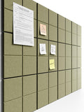 Bumusty Large Felt Bulletin Board 48" x 36" Cork Board Alternative-12 Pack by Bumusty