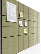 Bumusty Large Felt Bulletin Board 48" x 36" Cork Board Alternative-12 Pack by Bumusty