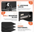 INTERGREAT 4 Drawer File Cabinet, Lateral File Cabinet - Image 5