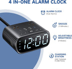 xba alarm clock charging station, 20w usb-c, 2, close-up detail