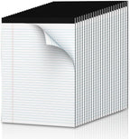 White Legal Pads 8.5 x 11 Narrow Ruled, 24 Pack Notepads College Ruled Pads of by NotePads