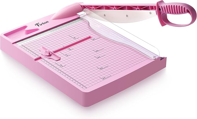 Firbon 12" Guillotine Paper Cutter, Heavy Duty 30-Sheet Capacity Trimmer by Firbon