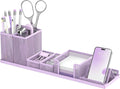 SUPEASY Pen Holder for Desk, 6 Piece Mesh Desk Organizer set for Office by SUPEASY