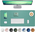 Leather Desk Pad Protector, Desk Mat, Large Mouse Pad, Non-Slip Desk Pad by AFIING