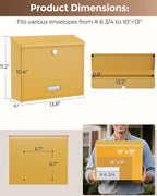 LAND·VOI Locking Wall-Mount Mailbox - Image 6