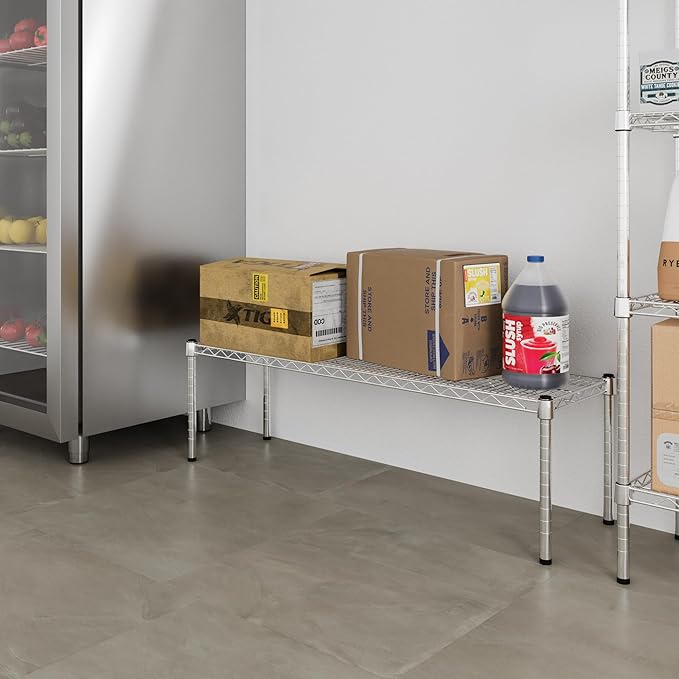 Regal Altair 14" Deep x 48" Wide x 14" Height Wire Shelving Kit | 1-Tier | NSF - Image 6