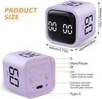GuDoQi Multi-Function Cube Timer, 5/10/30/60 Min & Custom Count Down, Included - Image 2