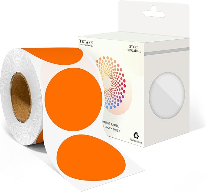 2 Inch Round Color Coding Labels by Unknown