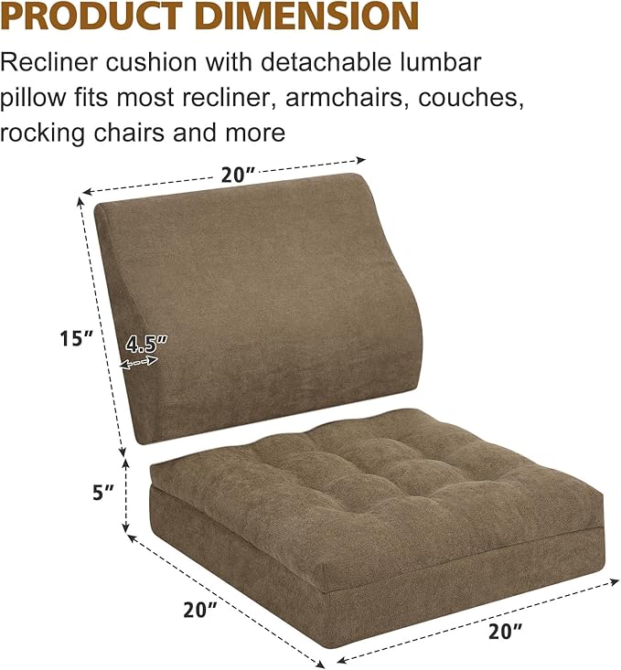 TANYOO Recliner Cushion for Elderly - Image 2